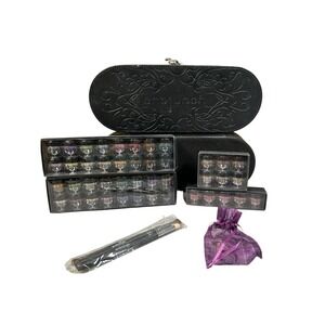 Younique Presenters Black Makeup Case 43 Testers Pigment Blush Concealer Matte